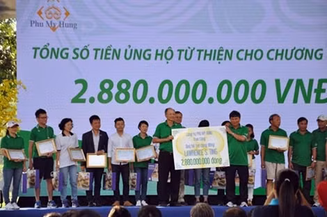 Tiếp nhận 2,88 tỷ đồng của các tập thể, cá nhân ủng hộ chương trình.