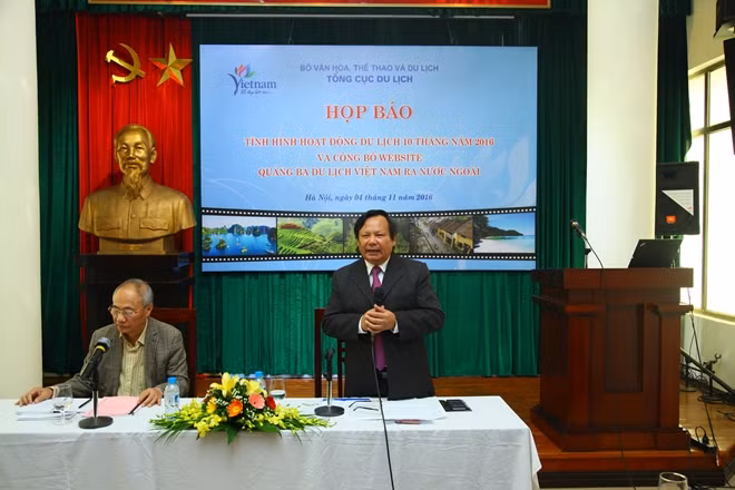 Tổng cục Du lịch đã công bố website quảng bá du lịch Việt Nam với khách du lịch quốc tế vietnamtourism.vn.