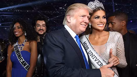 Ông Donald Trump từng đến Moskva dự một cuộc thi hoa hậu vào năm 2009.