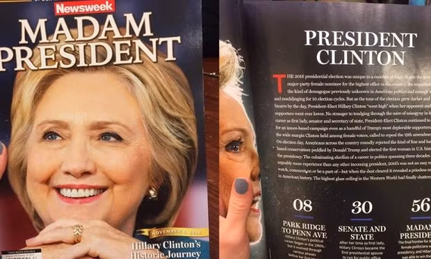 Bìa ấn bản Tạp chí Newsweek bị hủy.