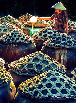 Nước mắm Phan Thiết. Ảnh: Hữu Thành.