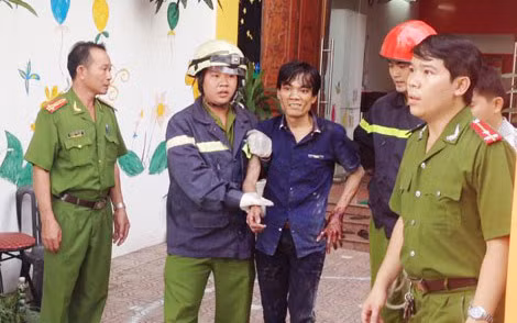 Lực lượng Công an bắt giữ một ngáo đá.