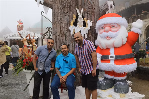 Đón giáng sinh sớm tại Bà Nà Hills.
