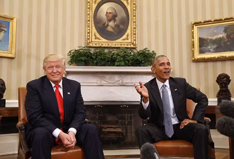 Tổng thống Barack Obama và tổng thống mới đắc cử Donald Trump hôm 10-11 đã gặp nhau để thảo luận về quá trình chuyển giao quyền lực.