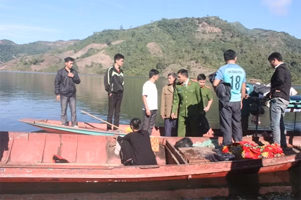 Hiện trường nơi xảy ra tai nạn.