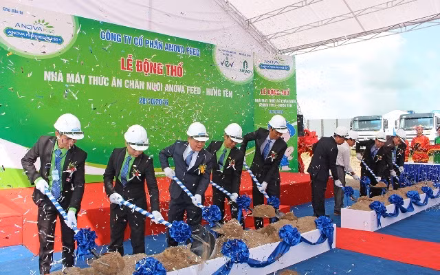 Lễ khởi công xây dựng Nhà máy Anova Feed Hưng Yên.