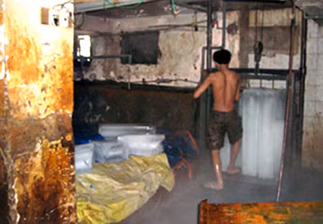 Ai dám gọi đây là "nước đá sạch", "nước đá tinh khiết"?