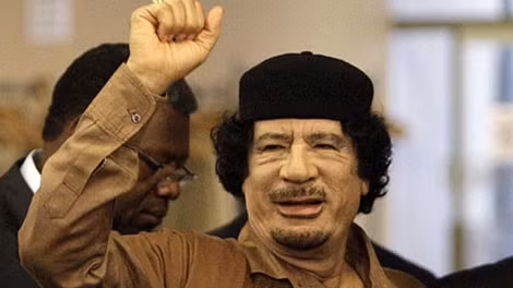 Nhà lãnh đạo Libya, ông Gaddafi.