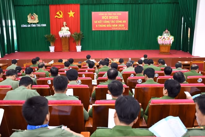 Hội nghị sơ kết công tác Công an 6 tháng đầu năm 2020 và triển khai nhiệm vụ công tác 6 tháng cuối năm 2020.