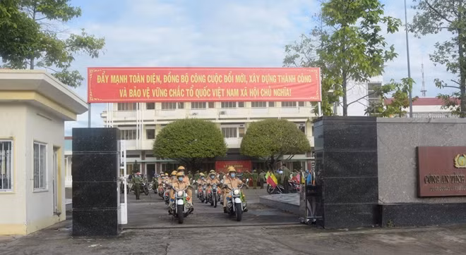 Công an tỉnh Kiên Giang ra quân trấn áp tội phạm, đảm bảo ANTT.