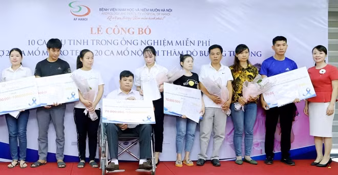 Các gia đình nhận hỗ trợ miễn phí năm 2020.