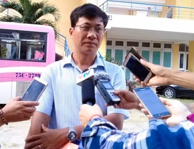 Ông Lê Quốc Tuấn, Giám đốc Công ty Chuỗi Giá Trị xin lỗi khi đơn vị thi công đã san lấp lăng mộ vợ vua Nguyễn.