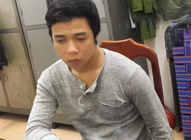 Đối tượng Nguyễn Ngọc Phi, người chém đứt lìa bàn tay phải của anh Linh.