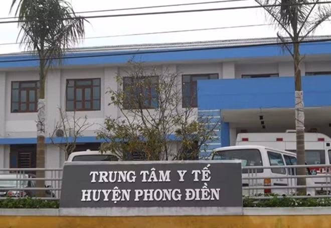 Trung tâm Y tế huyện Phong Điền, nơi bác sĩ Truyện công tác.