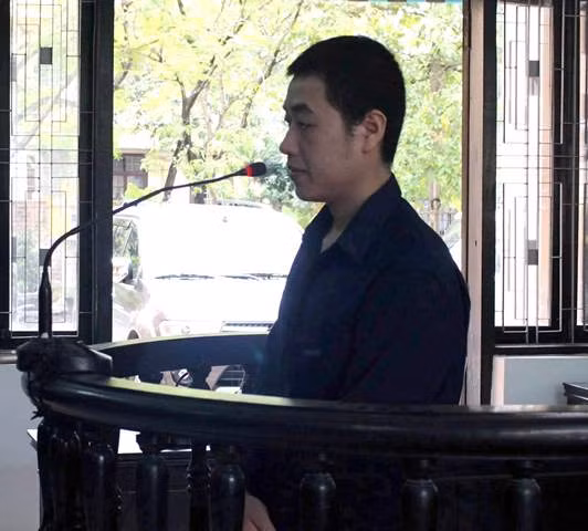 Bị cáo Nguyễn Hoàng Tâm.