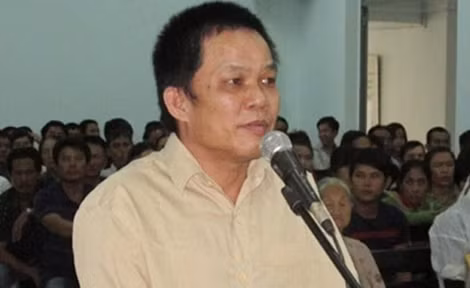Bị cáo Võ Toàn tại phiên xử sơ thẩm.
