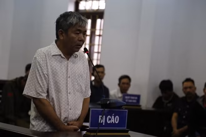 Bị cáo Kiệt tại phiên toà xét xử vào ngày 17-9
