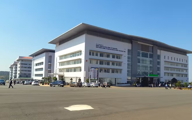 Toàn cảnh bệnh viện trong ngày khánh thành.