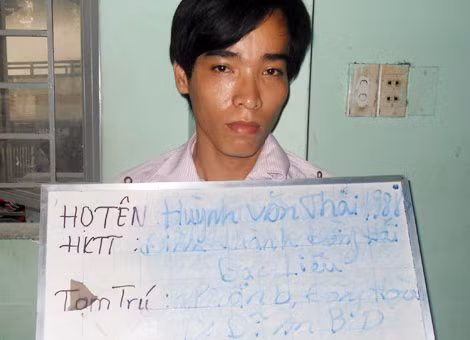 Đối tượng Huỳnh Văn Thái.