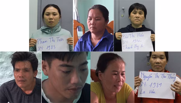 Các đối tượng.