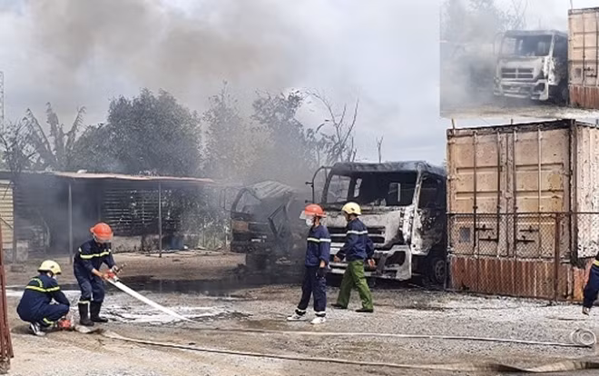 Ngọn lửa bắt nguồn từ chiếc xe bồn sau đó lan rộng thiêu rụi nhiều tài sản khiến lực lượng chữa cháy phải khó khăn mới khống chế được hoàn toàn.