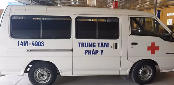 Lái xe Nguyễn Văn V. có nồng độ cồn nhưng vẫn điều khiển xe cứu thương.