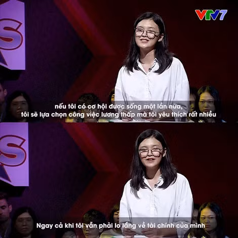Ngọc Hà trong cuộc thi ấn tượng Debaters.