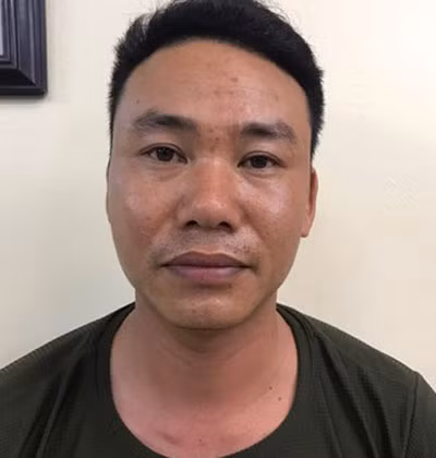 Đối tượng Quân tại Cơ quan Công an.