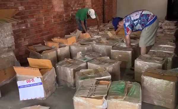Tang vật bị lực lượng chức năng phát hiện bắt giữ.