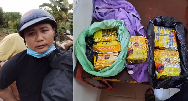 Trùm sò Nguyễn Văn Duẩn và 5kg ma túy dạng đá.