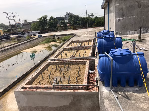 Dự án triển khai tại trạm cấp nước khu A, Kim Bảng (Hà Nam).