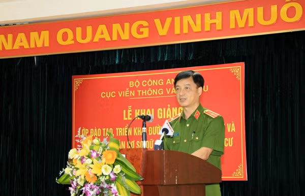 Thứ trưởng Nguyễn Duy Ngọc phát biểu chỉ đạo tại Lễ khai giảng.