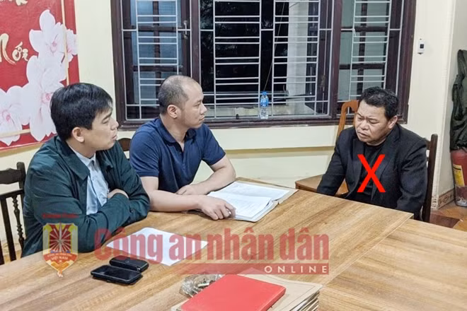 Đối tượng Đào Danh Việt (dấu X).