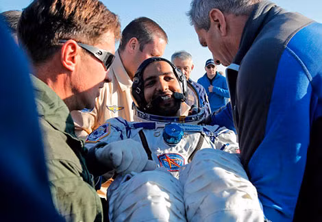 Hazzaa al-Mansoori, nhà du hành vũ trụ đầu tiên của UAE sau chuyến bay lên ISS tháng 10-2019.