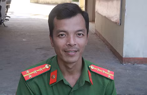 Đại úy Nguyễn Thành Vinh - Công an huyện đảo Cồn Cỏ.