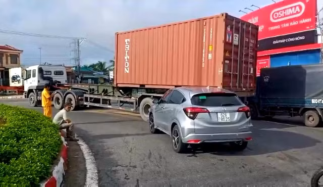 Hiện trường vụ tai nạn.