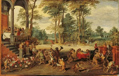 Họa sĩ Jan Brueghel cảnh báo về sự hiếu kỳ đối với hoa Tulip.