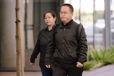 Ông Hao Zhang xuất hiện tại phiên tòa đầu tháng 9 ở San Jose, bang California (Mỹ).