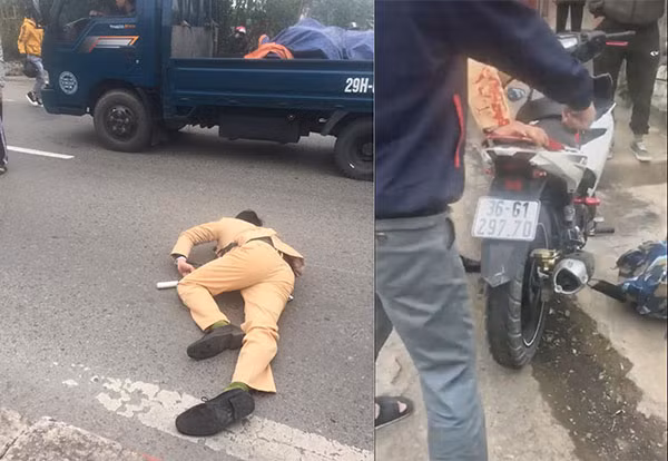 Hiện trường lúc xảy ra vụ việc; chiếc xe máy và đối tượng liên quan được tổ công tác bàn giao cho Công an thị xã Sơn Tây điều tra xử lý. Hiện trường lúc xảy ra vụ việc; chiếc xe máy và đối tượng liên quan được tổ công tác bàn giao cho Công an thị xã Sơn Tây điều tra xử lý.