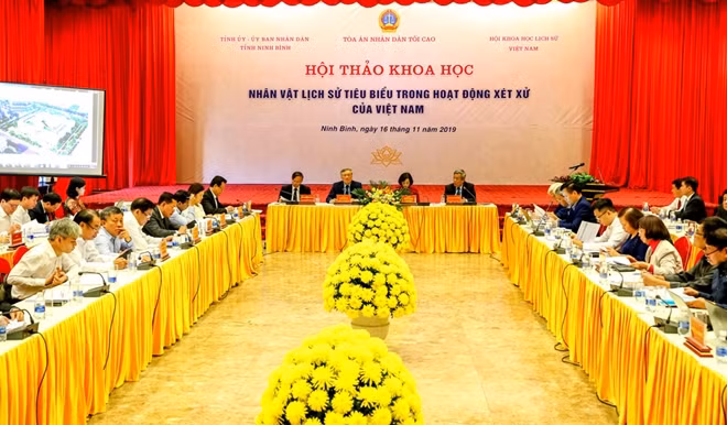Ngày 16/11/2019, TANDTC tổ chức Hội thảo Khoa học nhân vật lịch sử tiêu biểu trong hoạt động xét xử của Việt Nam.