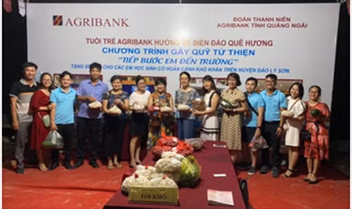 Agribank và những hoạt động hướng về biển đảo quê hương.