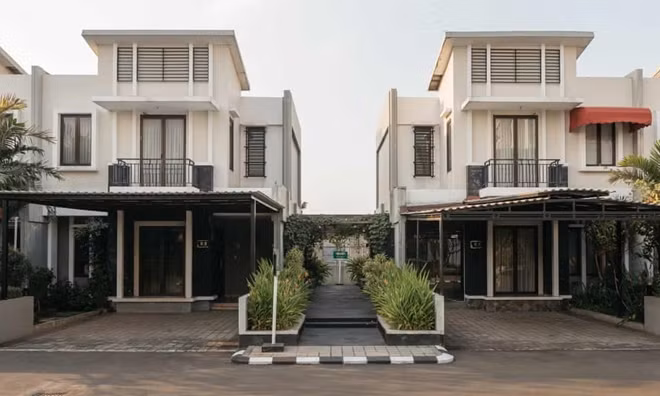 Cosmo Park gồm 78 ngôi nhà 2 tầng.