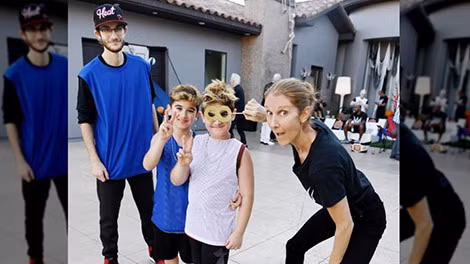 Céline Dion yêu thích gia đình và tự tay nuôi dạy con cái.
