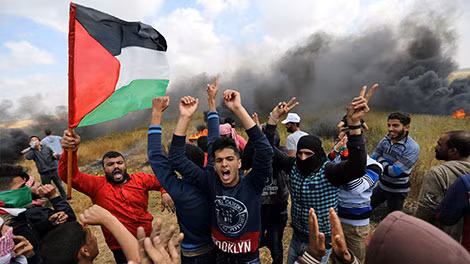 Lửa giận dữ của người Palestine lại bùng lên trên Dải Gaza.