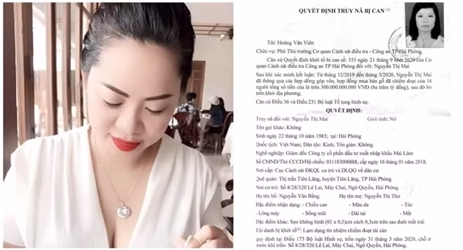 Nữ giám đốc xinh đẹp bị truy nã sau khi ôm hàng trăm tỷ đồng bỏ trốn. Nữ giám đốc xinh đẹp bị truy nã sau khi ôm hàng trăm tỷ đồng bỏ trốn.
