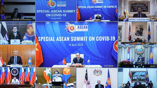 Hội nghị Cấp cao đặc biệt ASEAN+3 về ứng phó với dịch COVID-19 bằng hình thức trực tuyến diễn ra chiều 14/4.