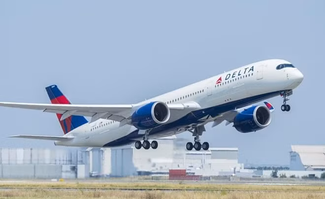Airbus A350-900 của Delta Air Lines.