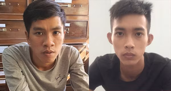 Hai đối tượng Đặng Đức Nhật và Võ Tuấn Tú.