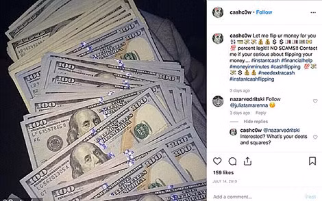 Mạng xã hội được sử dụng để lừa tiền người trẻ. Ảnh Daily Mail.
