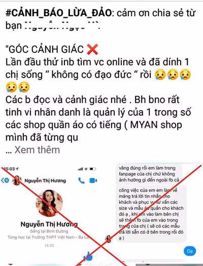 Một bài viết lật tẩy thủ đoạn lừa đảo tuyển cộng tác viên bán hàng online.